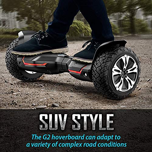 Off Road Hoverboard with Bluetooth Speakers with LED Lights