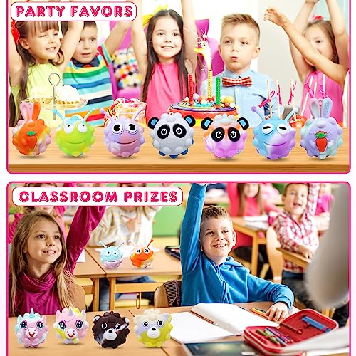 18 PACK Animal Pop Balls Party Favors for Kids