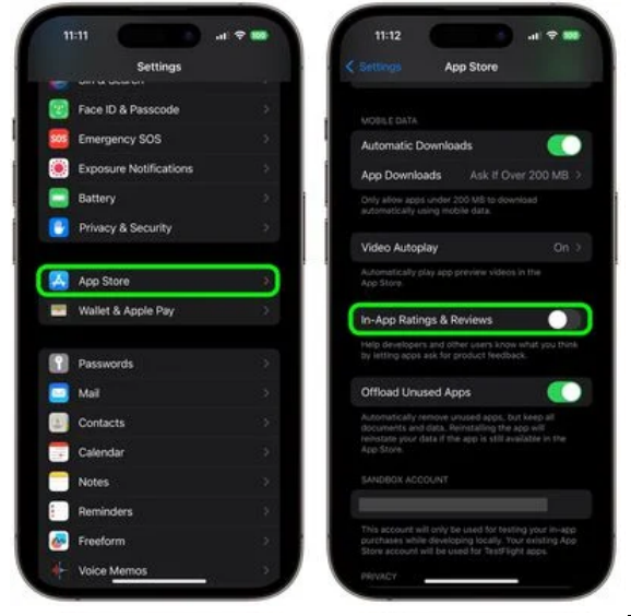 Turn Off In-App Ratings & Review Prompts