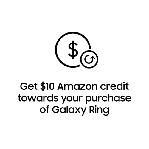 SAMSUNG Smart Ring - AI Smart Ring, Size First w/Sizing Kit, No App Subscription, Fitness Monitor, Sleep Tracker, Up to 7-Day Battery, Size 8, Titanium Black [US Version, 1Yr Manufacturer Warranty]