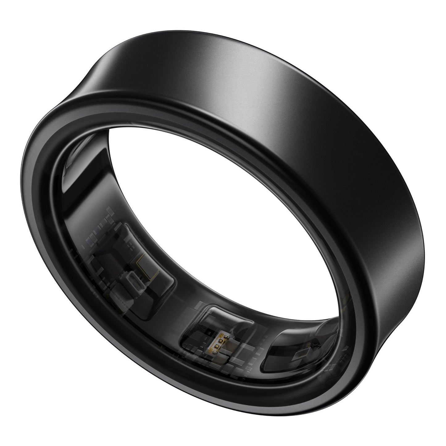 SAMSUNG Smart Ring - AI Smart Ring, Size First w/Sizing Kit, No App Subscription, Fitness Monitor, Sleep Tracker, Up to 7-Day Battery, Size 8, Titanium Black [US Version, 1Yr Manufacturer Warranty]