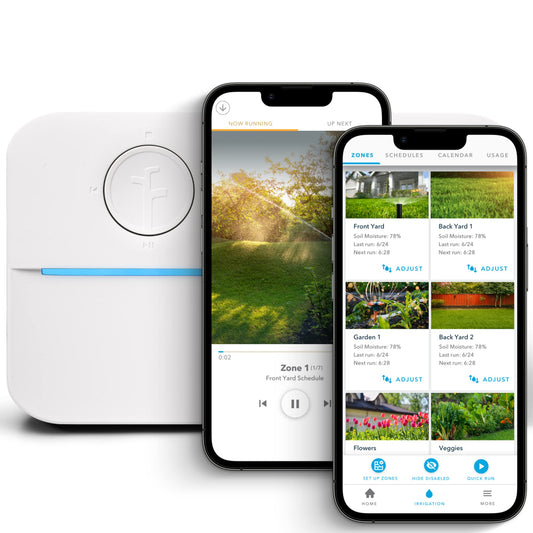 Rachio 3: 8 Zone Smart Sprinkler Controller (Simple Automated Scheduling + Local Weather Intelligence. Save Water w/ Rain, Freeze & Wind Skip), App Enabled, Works w/ Alexa, Fast & Easy Install