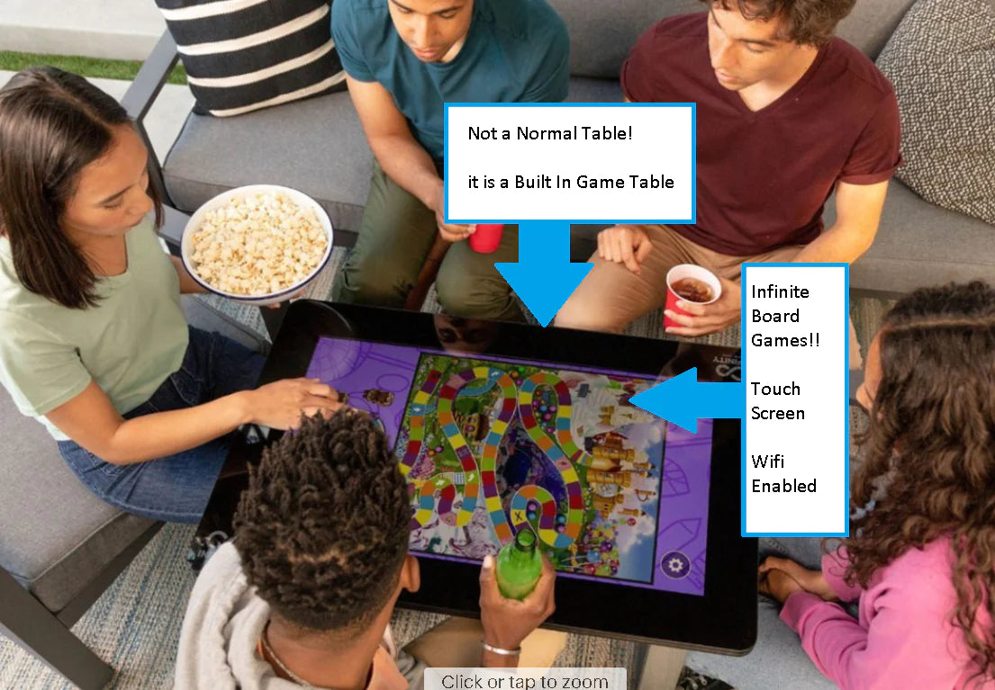 Table that does All BoardGames with builtin WiFi