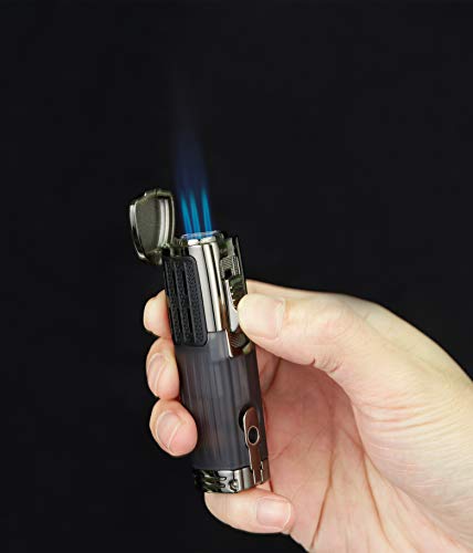 Torch Lighter Triple Jet Flame Refillable Butane
