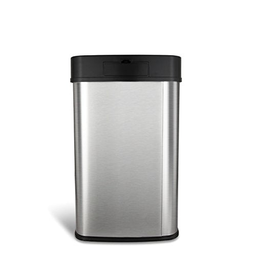 Touchless Trashcan - Motion Sensor - 13 Gallons with a Black Trim