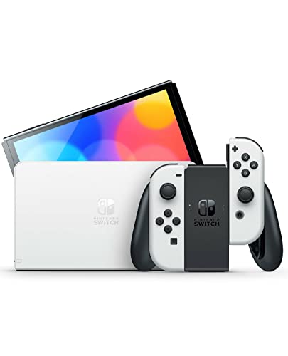 Nintendo Switch – OLED Model w/ White Joy-Con