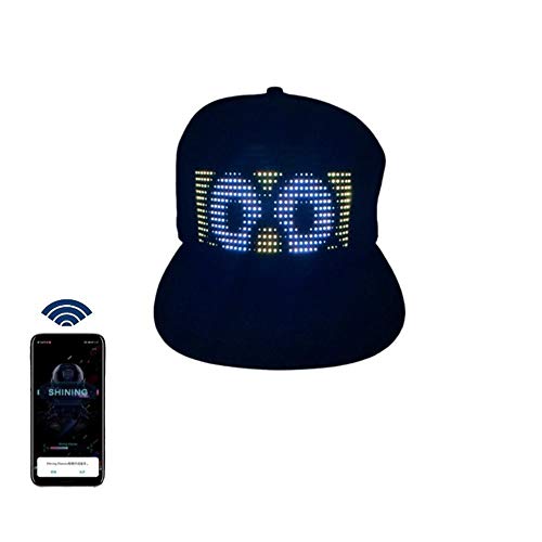 LED Smart Cap - Customizable via Bluetooth app