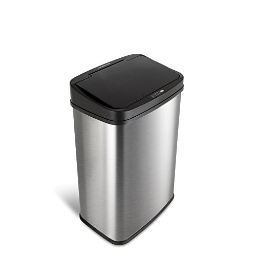 Touchless Trashcan - Motion Sensor - 13 Gallons with a Black Trim