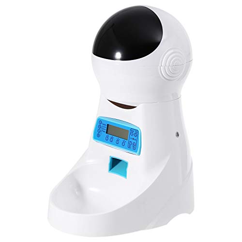 Automatic Pet Feeder for Cats and Dogs - 4 Meals with the ability to play your voice