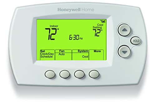 Smart Thermostat - Wi-Fi 7-Day Programmable Thermostat (RTH6580WF), Requires C Wire, Works with Alexa