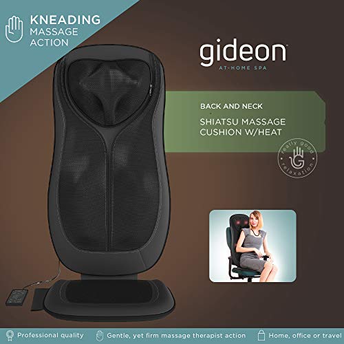 Portable Massage Chair for Back and Neck with Heat/Shiatsu and Deep Kneading