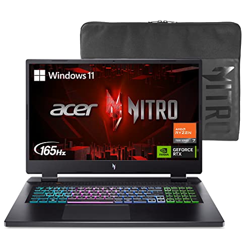 Developer Laptop - Acer Nitro 17 | AMD Ryzen 7 7840HS Octa-Core CPU | NVIDIA GeForce