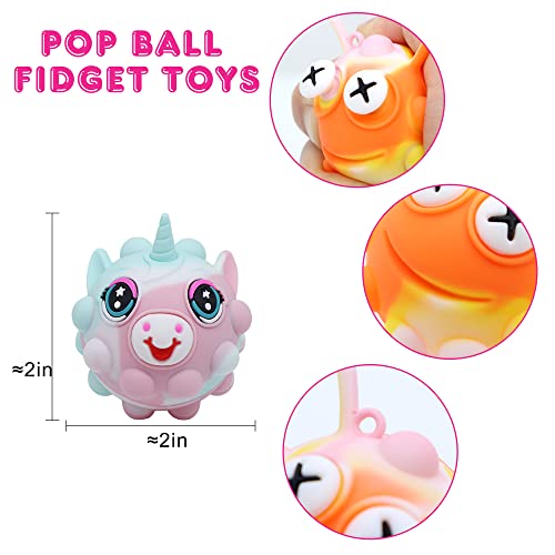 18 PACK Animal Pop Balls Party Favors for Kids