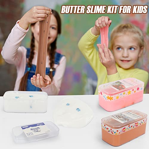 Butter Slime 3 Pack Clear Crystal Putty Slime