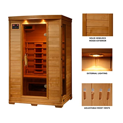 Couples Infrared Sauna - Clean Pores, Lose Weight and Relax - Save Money for SPAs