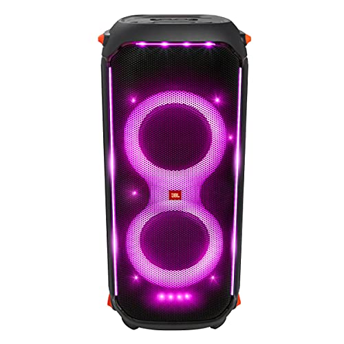 Most Powerful Sound and Built-in Lights and Extra Deep Bass and Built-in Wheels (Black)
