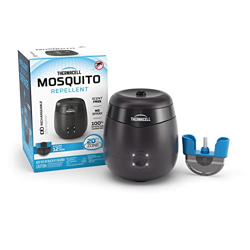 Rechargeable Mosquito Repeller with 20 Feet Protection Zone, No scent, 12-Hr Refill