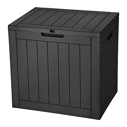 Outdoor Storage Box for Patio Furniture - 30 Gallon Deck Box and Lockable