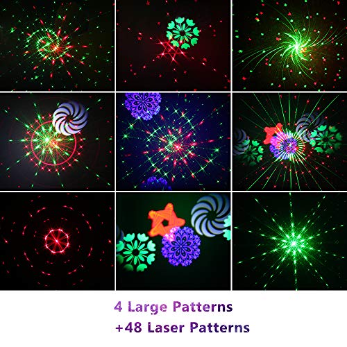 Party and Laser LEDs with 52 LED Patterns