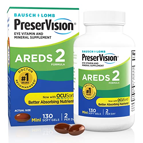Preserve Your Vision - Highest Doctor Recommended - AREDS 2 - Eye Vitamin & Mineral
