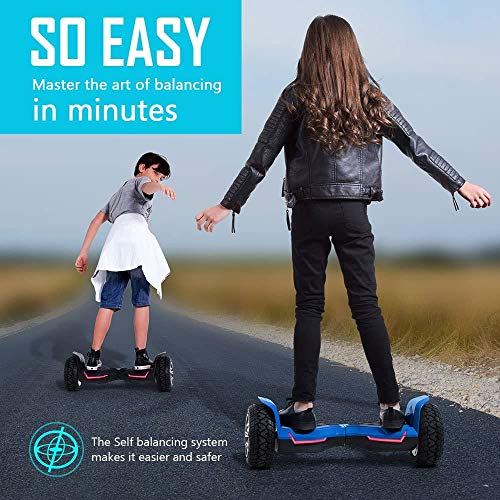 Off Road Hoverboard with Bluetooth Speakers with LED Lights