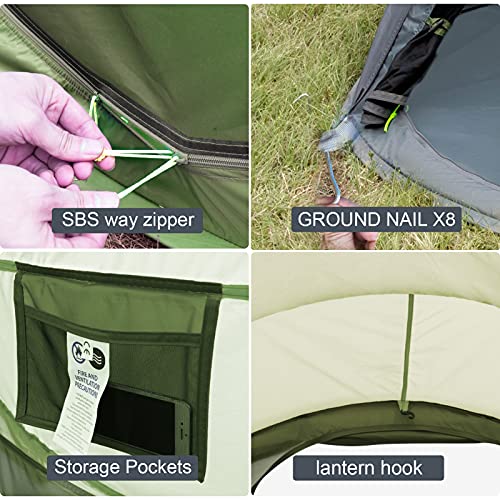 Pop Up Tents for Camping - 4 Person - Waterproof
