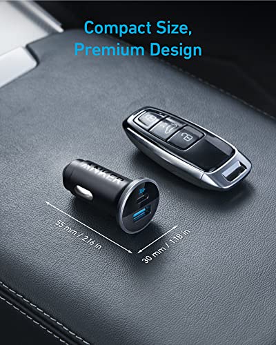 Super Fast Charging USB C Car Charger Adapter -  52.5W Cigarette Lighter for iPhone/Samsung/Pixel