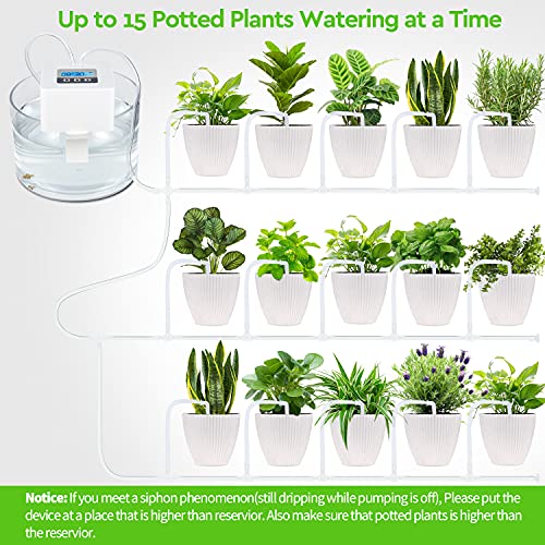 Self Watering System for Plants - 30-Day Digital Programmable Water Timer