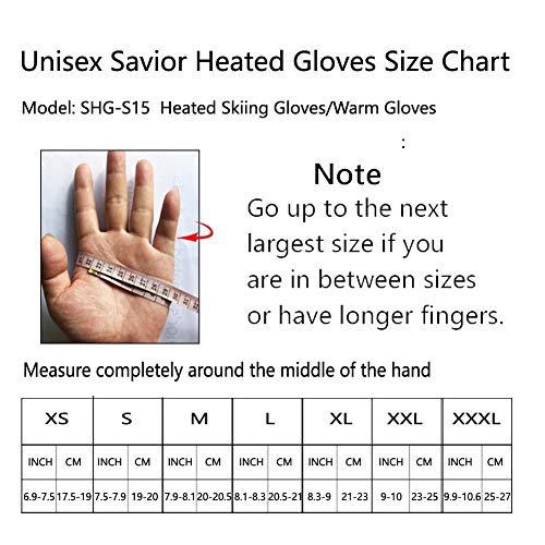 Heated Gloves for Men Women - Rechargeable Electric Heated