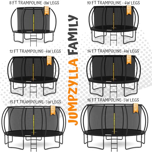 Trampoline 8FT 10FT 12FT 14FT with Enclosure and Ladder