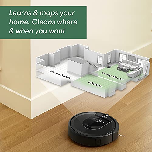 Self Emptying Robot Vacuum - Empties Itself for up to 60 days, Wi-Fi Connected