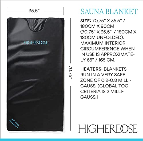 Infrared Sauna Blanket - Portable Sauna for Home Therapy - Relax and Detox