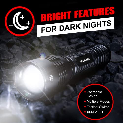 Flashlight - Big Blaze Super Bright with High Lumens for Outdoor Activity & Emergency