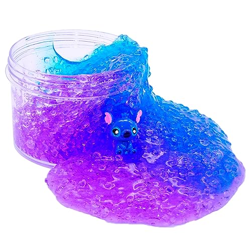 Purple Blue Bead Slime, Soft Jelly Clay Slime Sugar Blitz