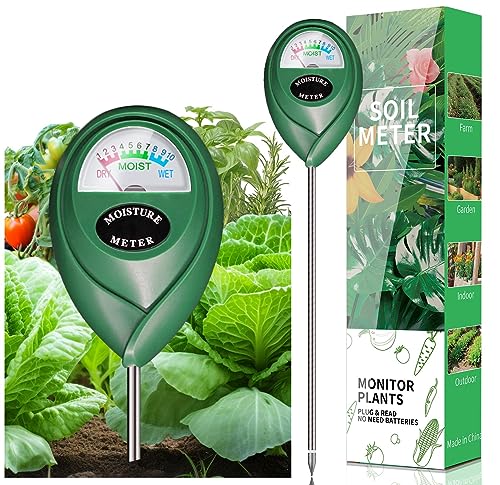 Soil Moisture Meter for House Plants, Soil and Hygrometer for outdoor use