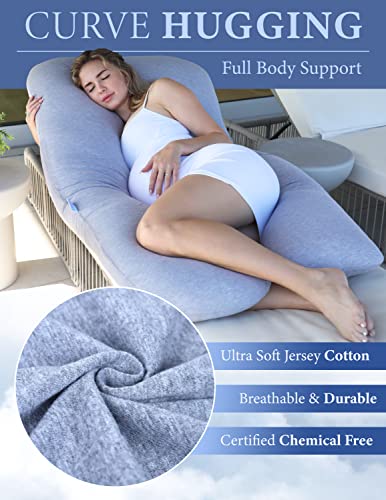 Best Pregnancy Pillow, U-Shape Full Body Pillow and Maternity Support