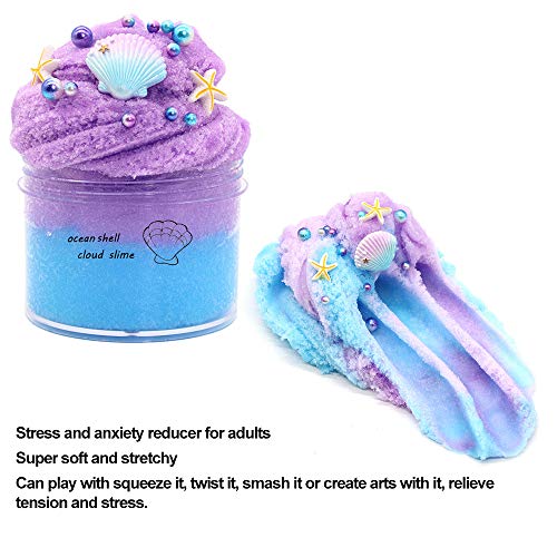 Fluffy Cloud Slime and Ocean Shell Scented Slime