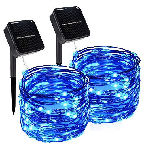 LED Walkway - Twinkle Star 2 Pack Outdoor Solar String Lights - 39.4 FT 120 LEDs