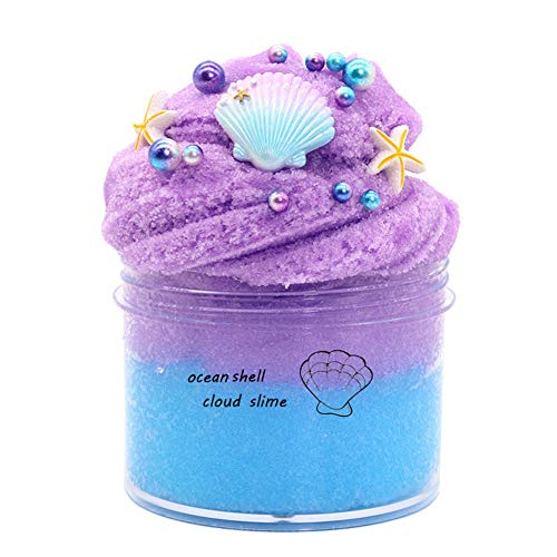 Fluffy Cloud Slime and Ocean Shell Scented Slime
