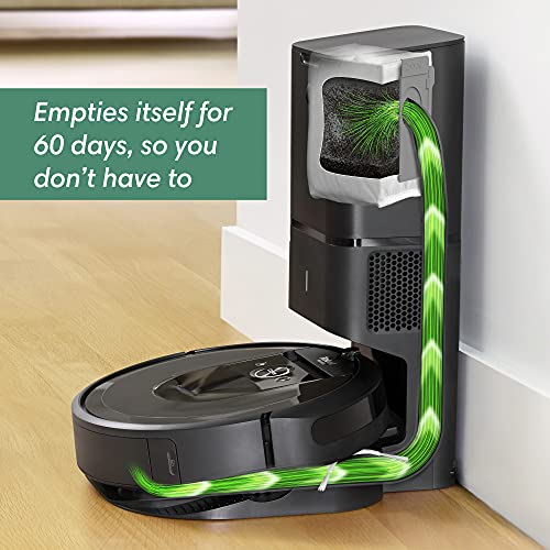 Self Emptying Robot Vacuum - Empties Itself for up to 60 days, Wi-Fi Connected