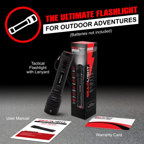 Flashlight - Big Blaze Super Bright with High Lumens for Outdoor Activity & Emergency