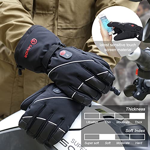 Heated Gloves for Men Women - Rechargeable Electric Heated