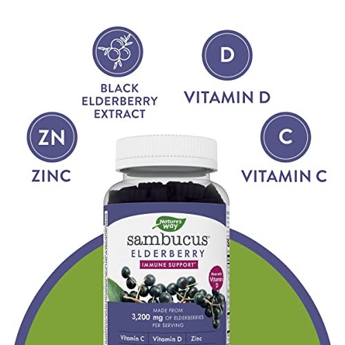 Immune Support - Stop the Virus from Replicating - Elderberry Gummies, With Vitamin C