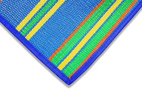 Beach and Picnic Mat with Strap - Perfect for Picnics 72" x 108"