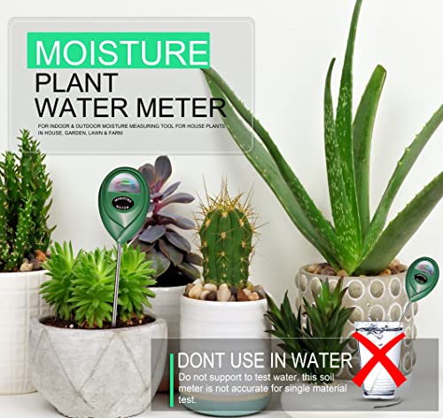 Soil Moisture Meter for House Plants, Soil and Hygrometer for outdoor use