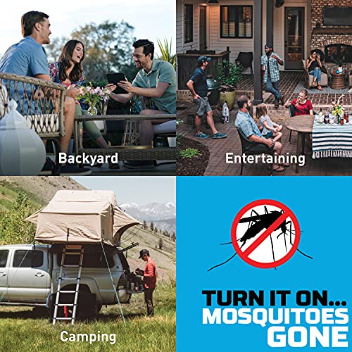 Rechargeable Mosquito Repeller with 20 Feet Protection Zone, No scent, 12-Hr Refill