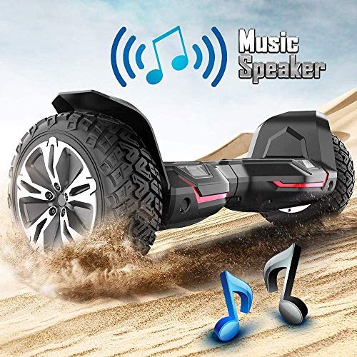 Off Road Hoverboard with Bluetooth Speakers with LED Lights